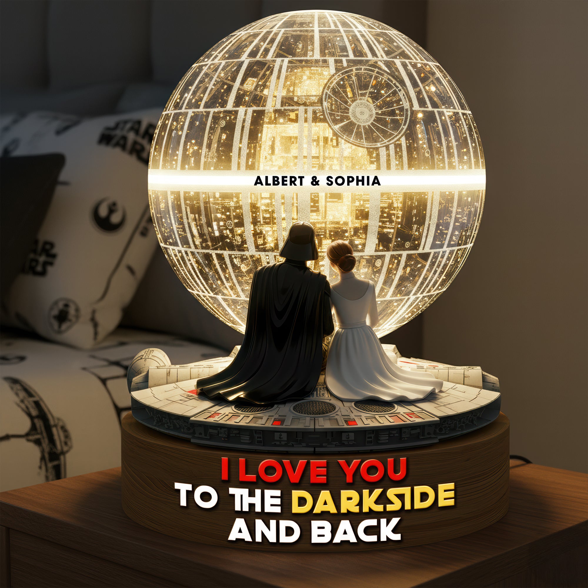 Cosmic Couple Acrylic Light Box - Personalized Gifts For Couple 04hyqn081225-Homacus