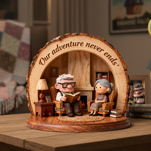 Old Couple Plaque - Personalized Gifts For Couple 04tolu161225-Homacus