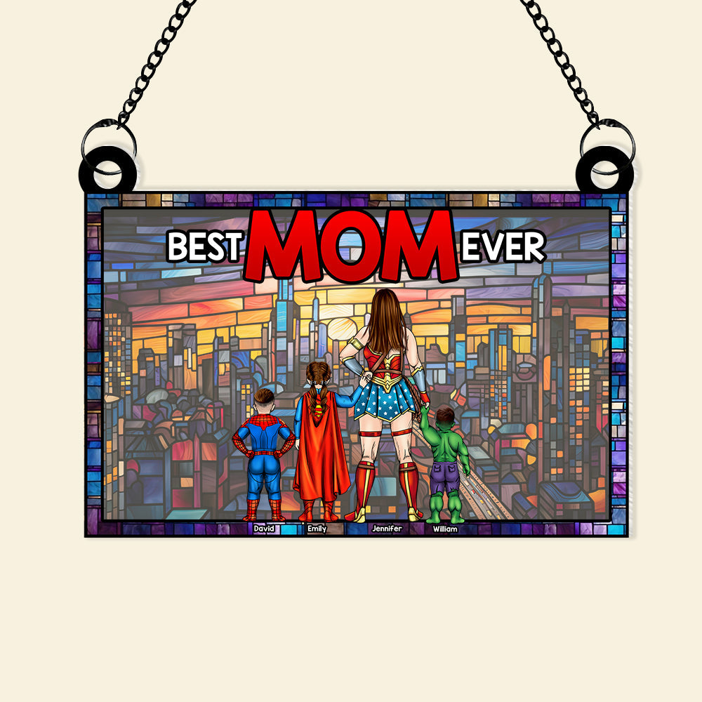 Personalized Gifts For Mom Suncatcher Ornament 02ohqn230424pa-Homacus