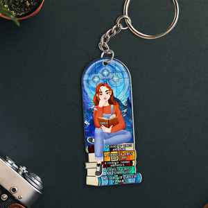 Personalized Gifts For Book Lover Keychain 03HUPU271224PA-Homacus