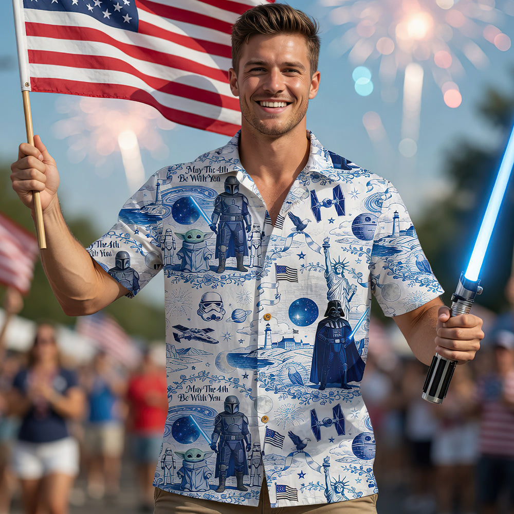 Proud American - Celebrated America 250th Anniversary Hawaiian Shirt - Gifts For Patriots 01pgdt070526-Homacus