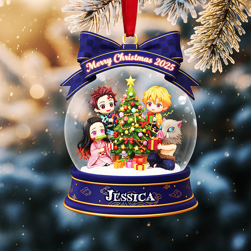 Personalized Gifts For Christmas, Darkness Hunter Custom Shape Acrylic Ornament 02pgta041025-Homacus