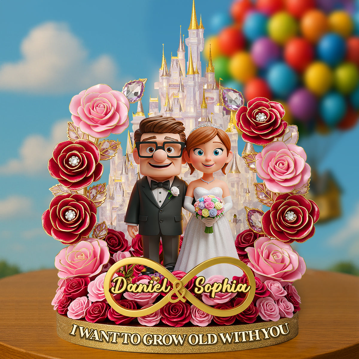 Forever Together Acrylic Plaque - Personalized Gifts For Couples 01OHLU210625-Homacus