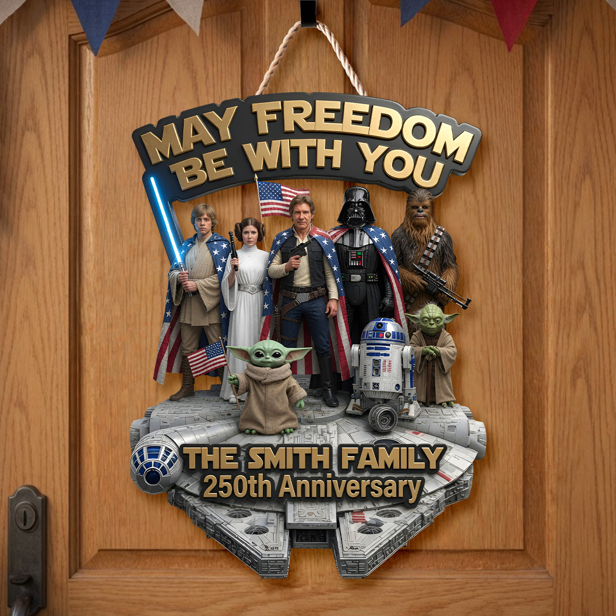250th Anniversary Acrylic Sign - Personalized Gifts For Family 03TYDH100626-Homacus