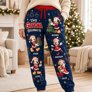Lovely Christmas Sweatpants - Personalized Christmas Gifts For Grandma 05tydt011026