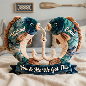 Fishing Custom Shaped Pillow - Personalized Gifts For Couples 02ohmg221225-Homacus