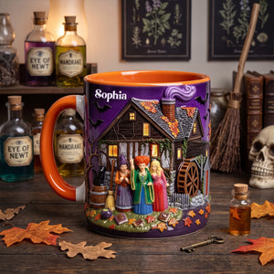 Macabre Spell Sisters Coffee Mug - Personalized Gifts For Halloween 02hutn160926