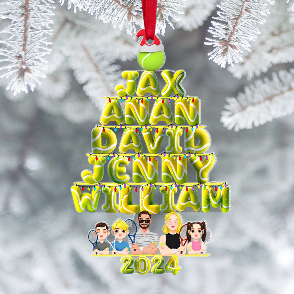 Personalized Gifts For Tennis Lovers Family Christmas Ornament 01xqtn231024pa-Homacus