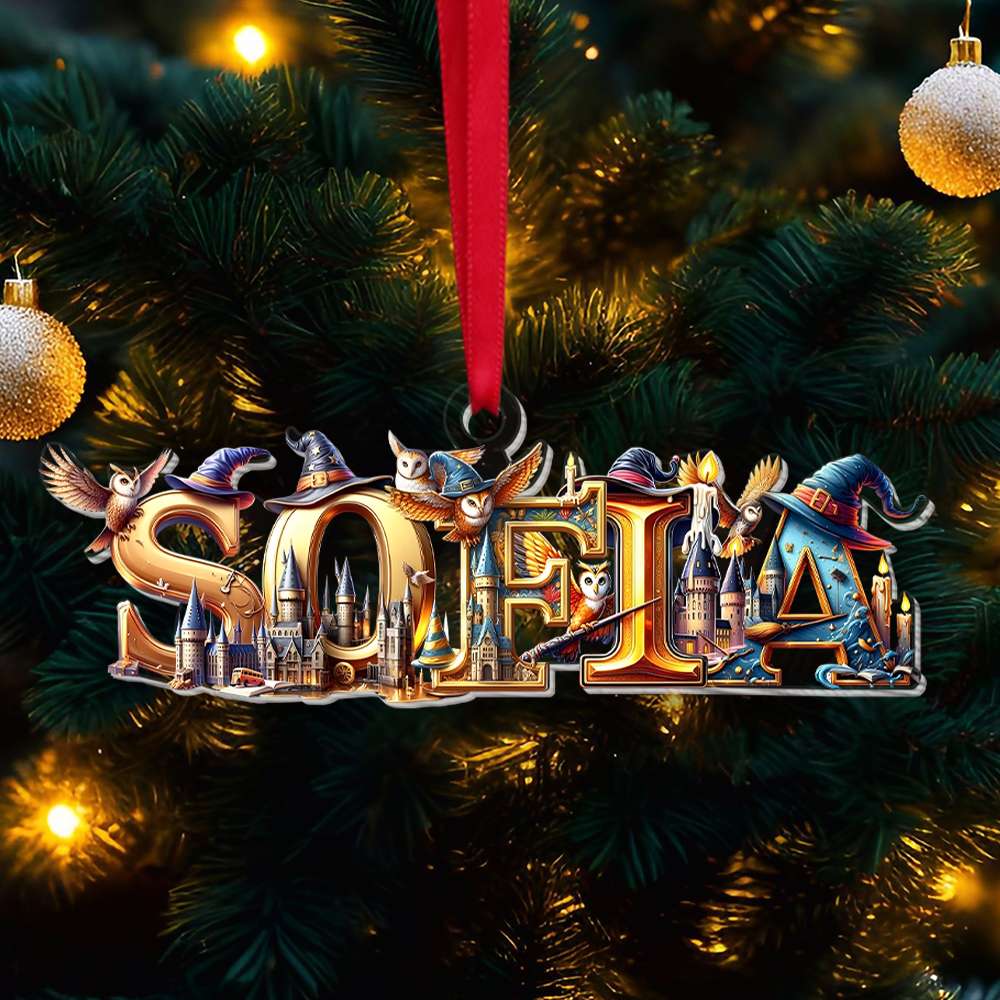 Custom Name Gifts For Movie Lovers, Christmas Acrylic Ornament 05XQMH111024-Homacus