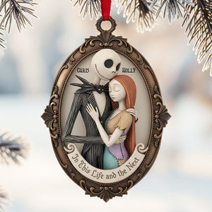 Romantic Couple Acrylic Christmas Ornament - Personalized Gifts For Couple 01nata191125-Homacus