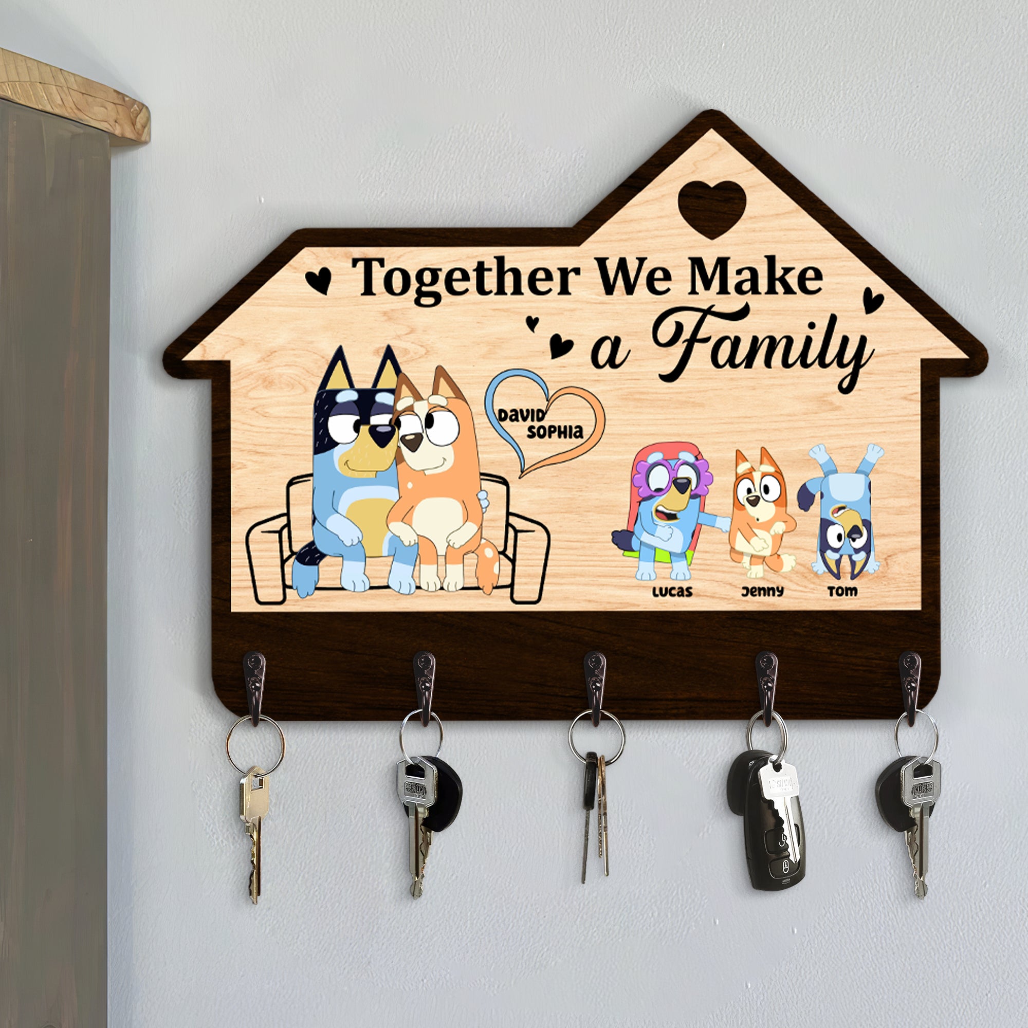 Personalized Gifts For Family Key Hanger 04natn250624-Homacus