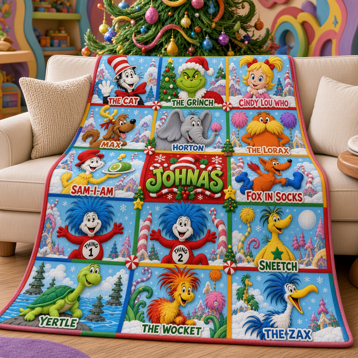Christmas Blanket - Personalized Gifts For Christmas 02patn231026-Homacus
