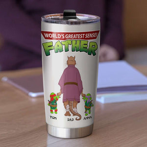 Personalized Gifts For Dad Tumbler World's Greatest Father-Homacus