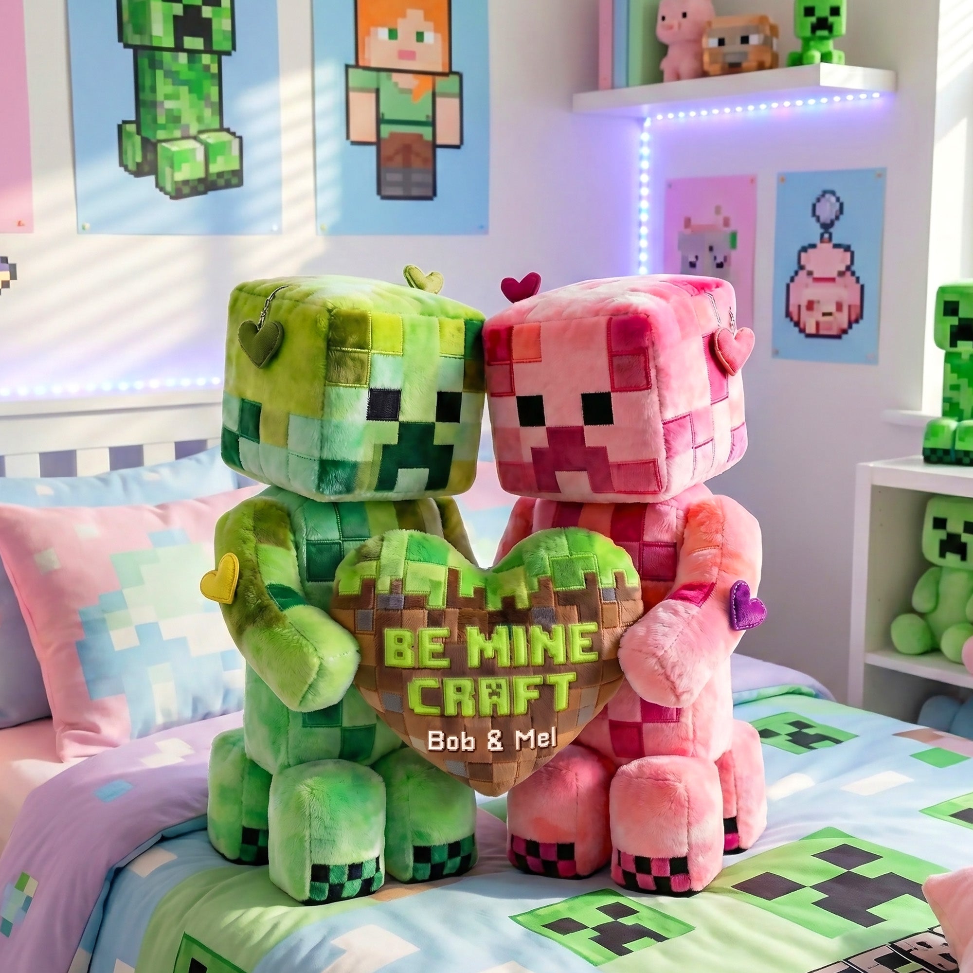 Cute Couple Custom Shape Pillow - Personalized Gifts For Couples 03qhmg281125-Homacus