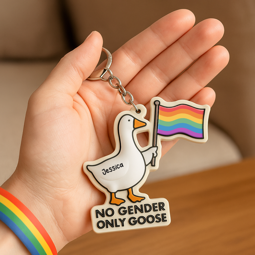 LGBT Goose Keychain - Personalized Gifts For LGBT 03hupu130525-Homacus