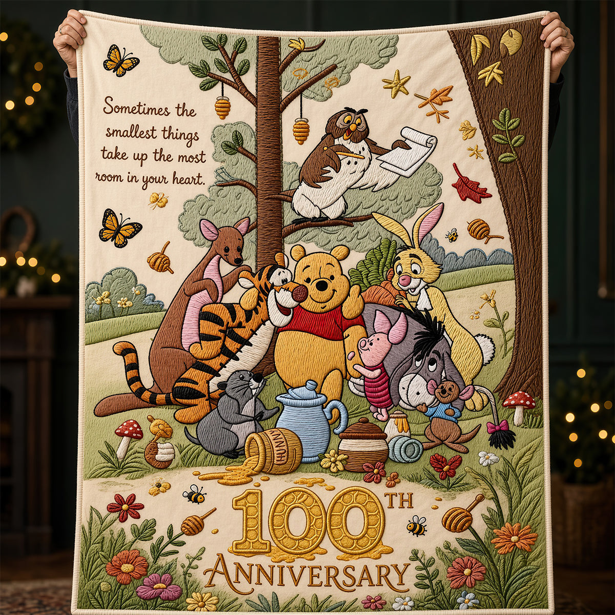 100th Anniversary Childhood Cartoon Blanket - Personalized Gifts For Christmas Blanket 03PADT021026-Homacus