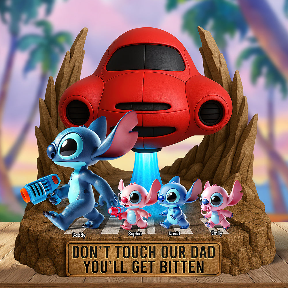 Blue Monster Acrylic Plaque - Personalized Gifts For Dad 03tgqn150525-Homacus