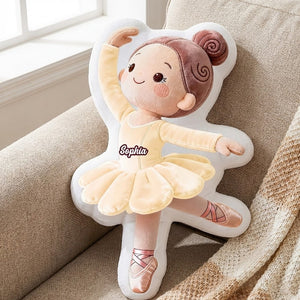 Personalized Gifts For Ballet Dancers Shaped Pillow 04qhtn241225-Homacus