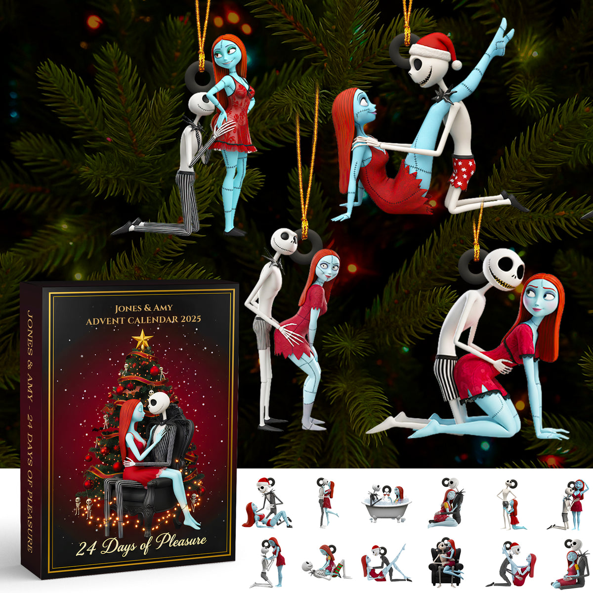 Love & Mischief Christmas Advent Calendar Blind Box Personalized Gifts For Couple 02NADT161025-Homacus