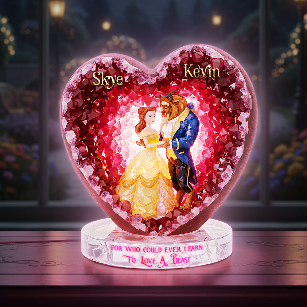 Romantic Couple Acrylic Light Box - Personalized Gifts For Couples 03hyta101225-Homacus