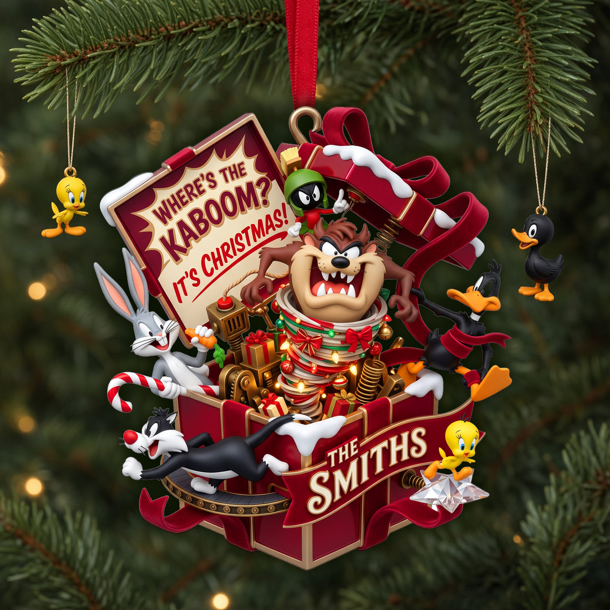 Classic Cartoon Acrylic Ornament - Personalized Gift For Christmas 03HALU020926