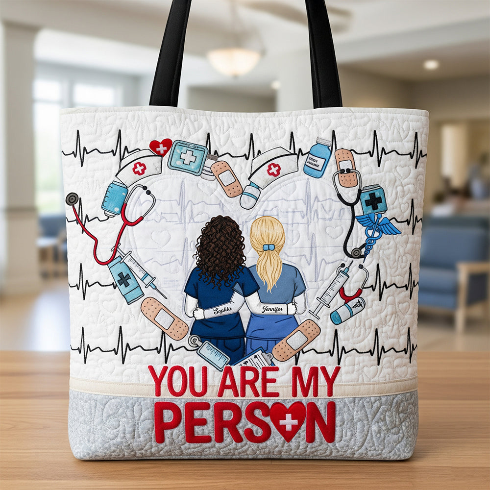 Nurse Besties Tote Bag, Personalized Gifts For Nurse Colleague 01qhdt240725-Homacus