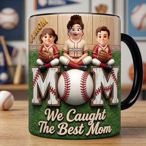 Proud Baseball Mom Magic Coffee Mug - Personalized Gifts For Baseball Mom 03HULU220426-Homacus