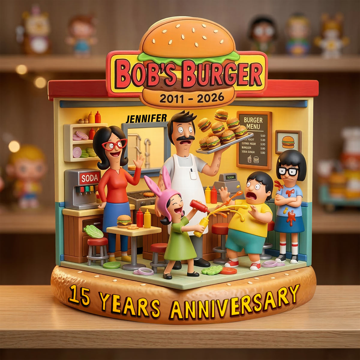Funny Family Restaurant Acrylic Plaque - Personalized Anniversary Gifts 06paqn170326-Homacus