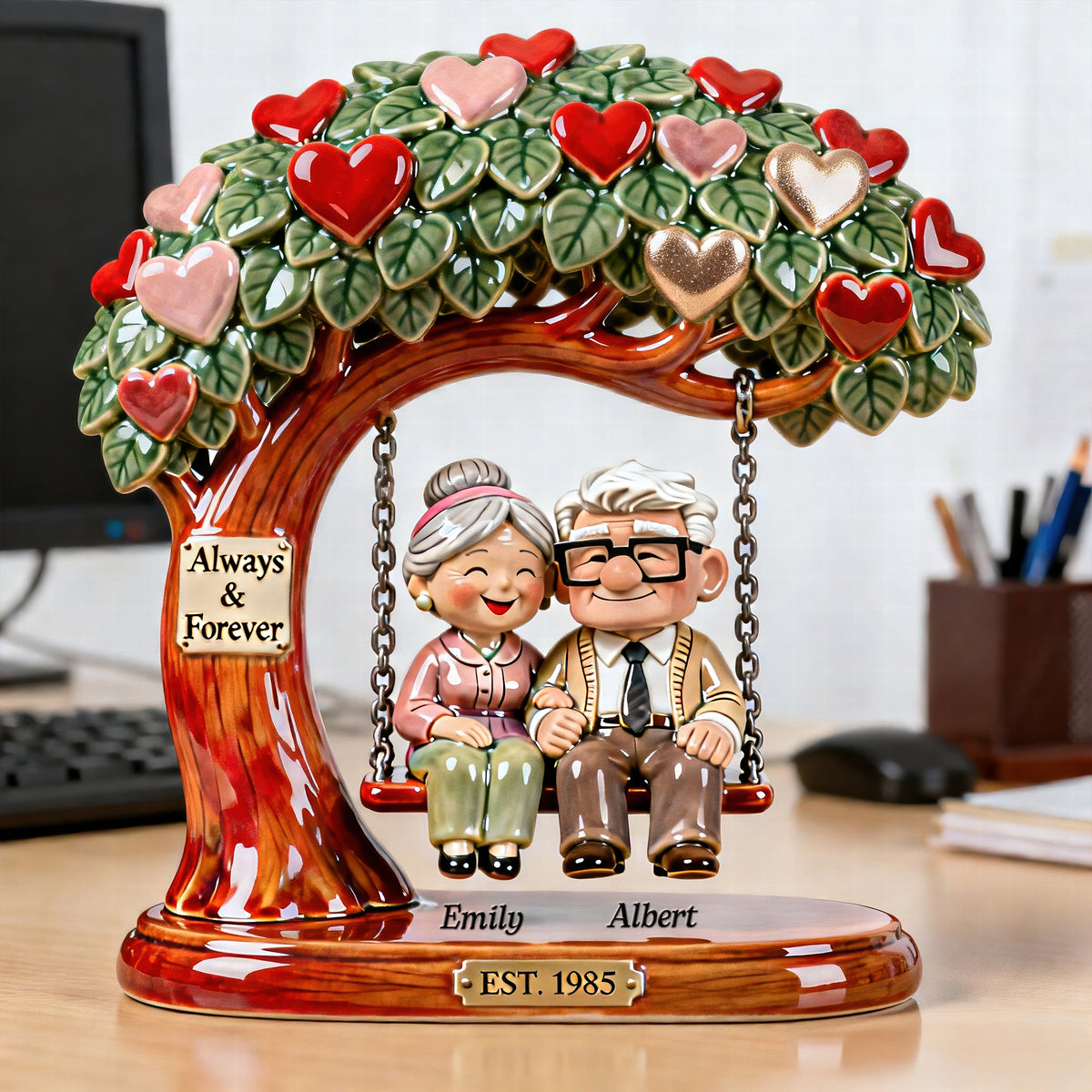 Together Forever Acrylic Plaque - Personalized Gifts For Couple 03naqn090126-Homacus