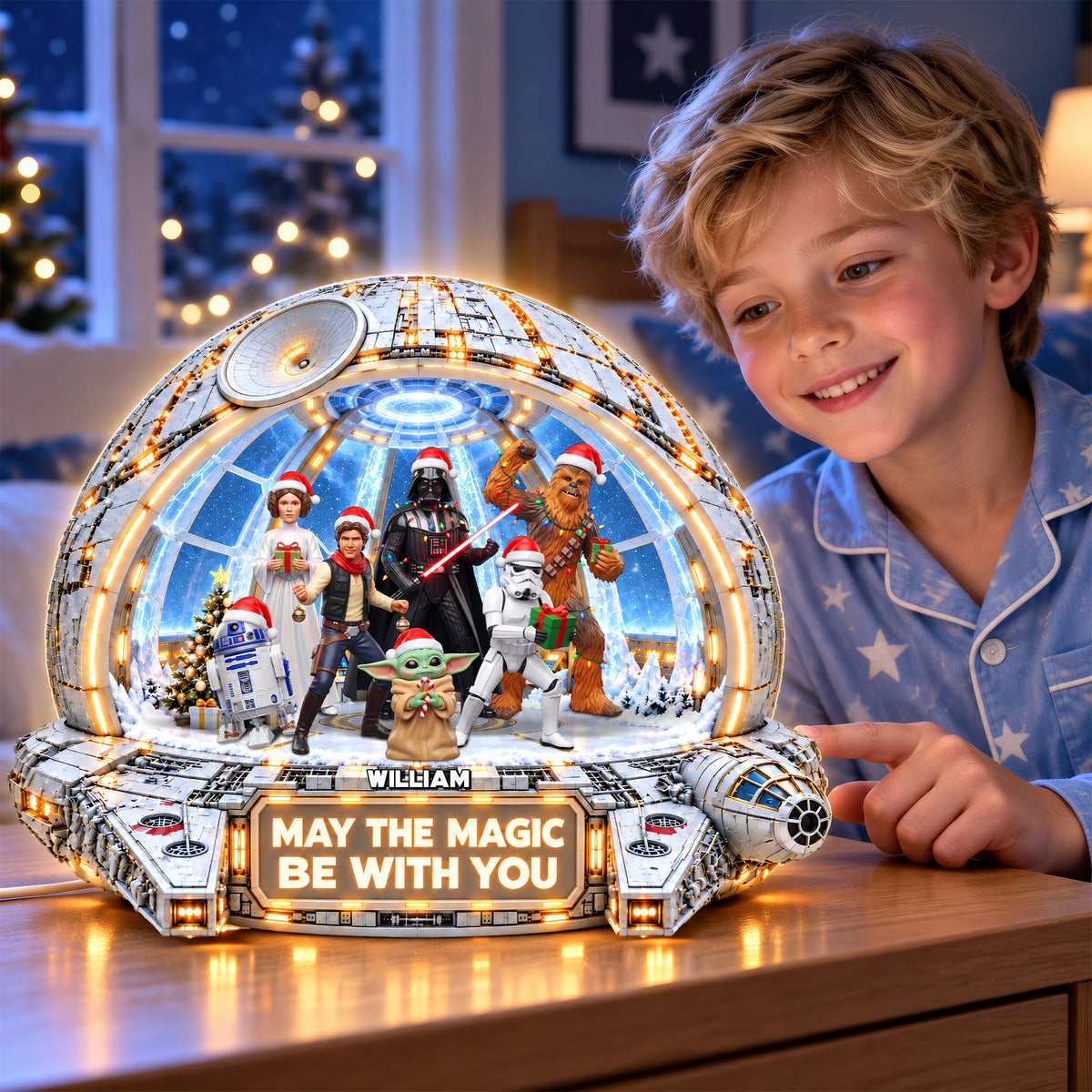 May The Magic Be With You Universe War Light Box - Personalized Gifts For Christmas 07TYQN260926-Homacus