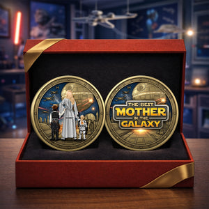 Best Mom Ever Metal Coin - Personalized Gifts For Mom 04OHLU110326-Homacus