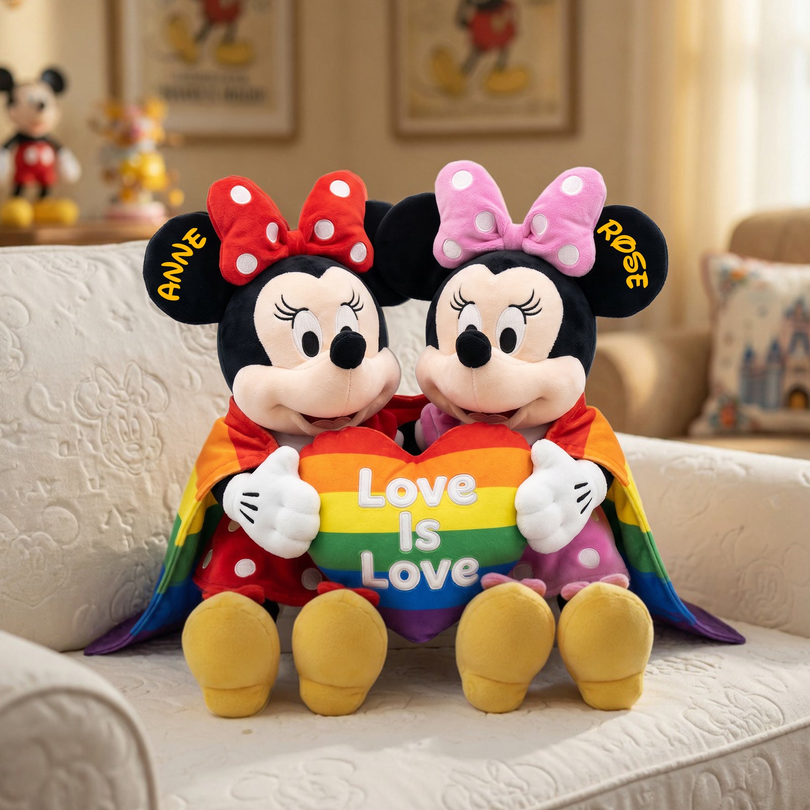 LGBT+ Pride Month Pillow - Personalized Gifts For Couple Pillow 07NALU200526-Homacus
