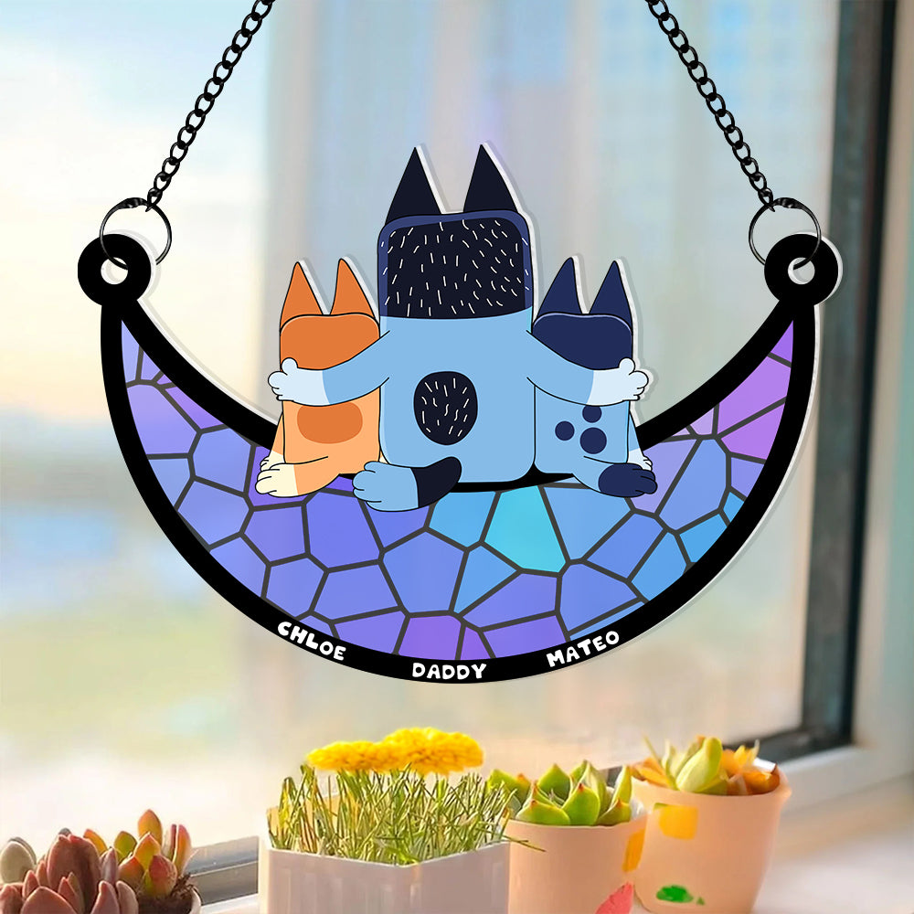 Dog Dad Suncatcher Ornament - Personalized Gifts For Dad 01nadt010525-Homacus