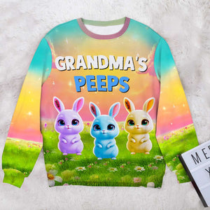 Personalized Gifts For Grandma 3d Shirt, Bunny Peeps 03TGMH110225 Easter Gifts-Homacus