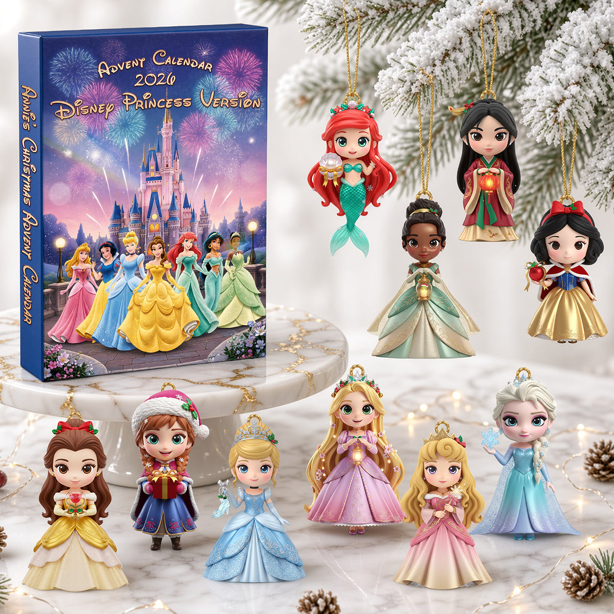 Princesss Collection Blind Box - Personalized Gifts For Christmas Advent Calendar Blind Box 04PGTA271026-Homacus