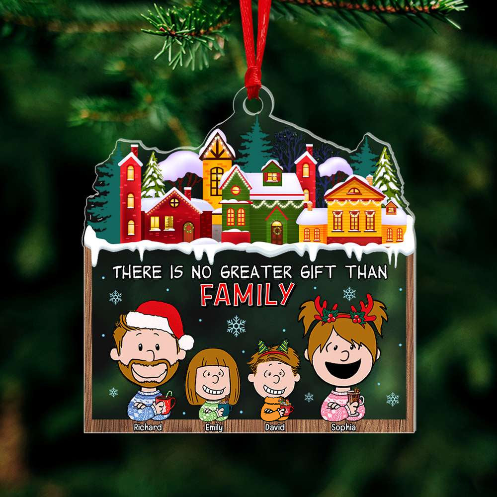 Personalized Gifts for Family, Family Acrylic Ornament 04TOQN090824-Homacus