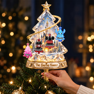 Whimsical Family Tree Topper, Personalized Magical Christmas Gifts 01ohdt070926-Homacus