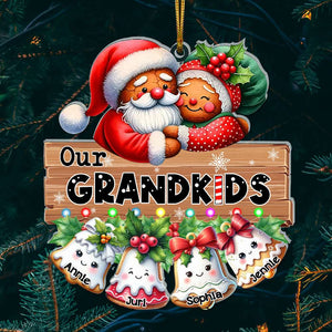 Personalized Gifts For Grandparents Gingerbread Christmas Acrylic Ornament 01OHLU041124-Homacus