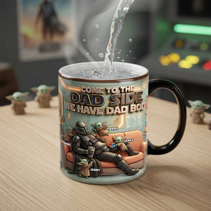 Resting Cosmic Hero Dad Magic Mug, Personalized Gifts For Dad 01qhdh180426-Homacus