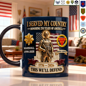 Veteran Coffee Accent Mug - Personalized Gifts For Military Coffee Mug 03KIMG210126-Homacus
