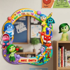 Classroom Wall Hanging Mirror Personalized Gifts For Teacher 03NADT310725-Homacus