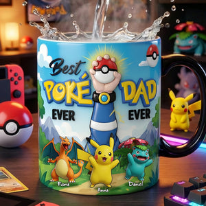 Pocket Monster Dad Magic Coffee Mug - Personalized Gifts For Dads 03OHLU150526-Homacus