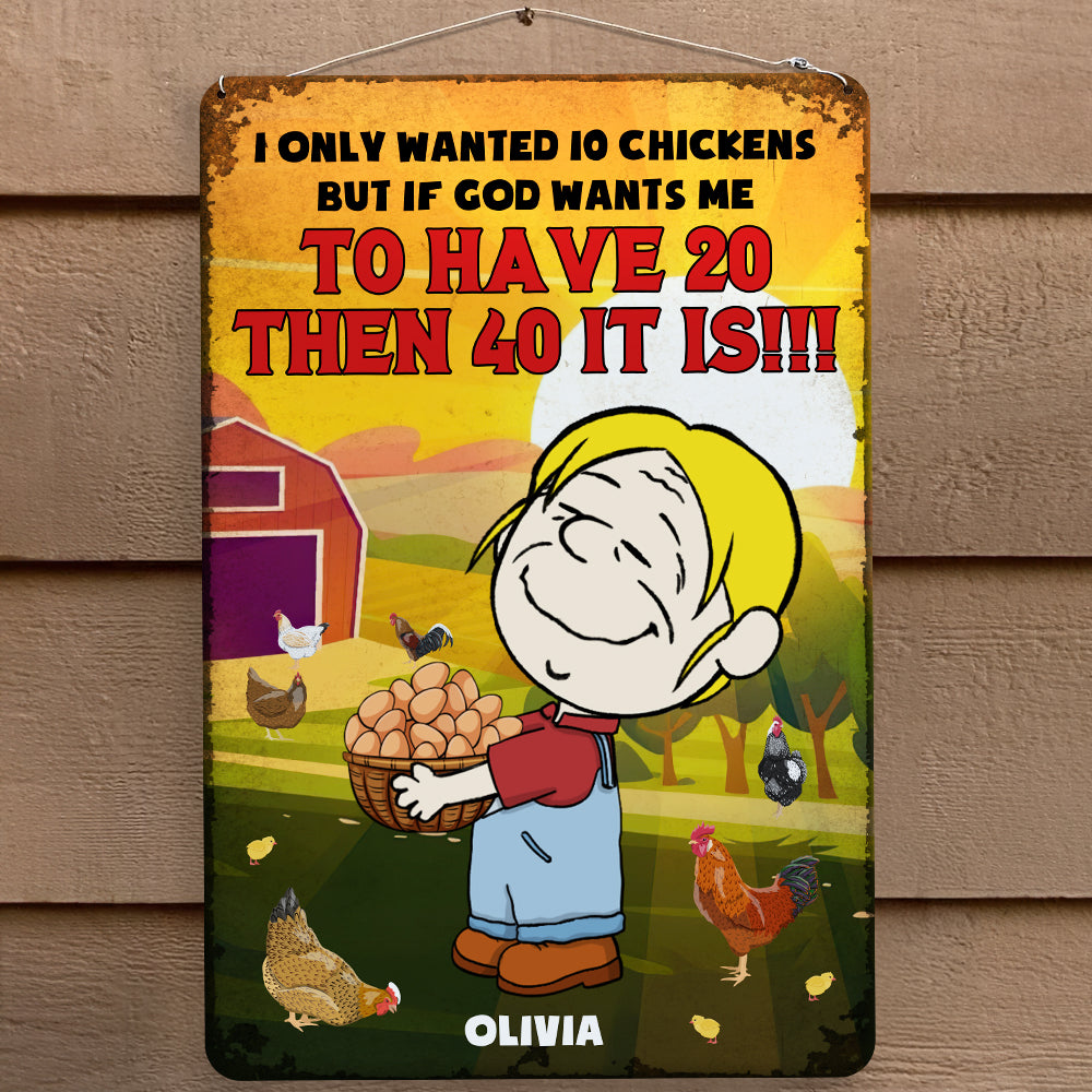 Custom Chicken Coop Signs - Personalized Signs 02xqdt170225hg-Homacus
