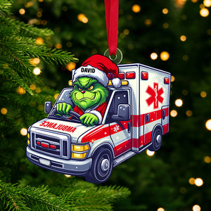 Personalized Gifts For Paramedic Ornament, How The EMT Saved Christmas 04qhtn081124-Homacus