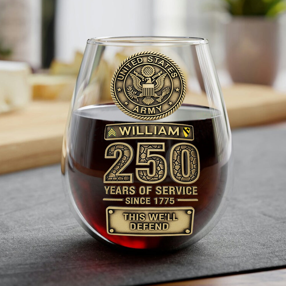 Military 250th Anniversary Glass Egg Cup Personalized Gifts For Veteran 01ohtn060825-Homacus