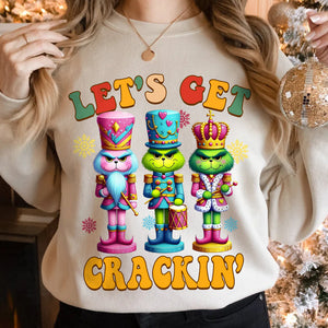 Gifts For Christmas Sweatshirt, Let's Get Crackin' 01KADT011124-Homacus