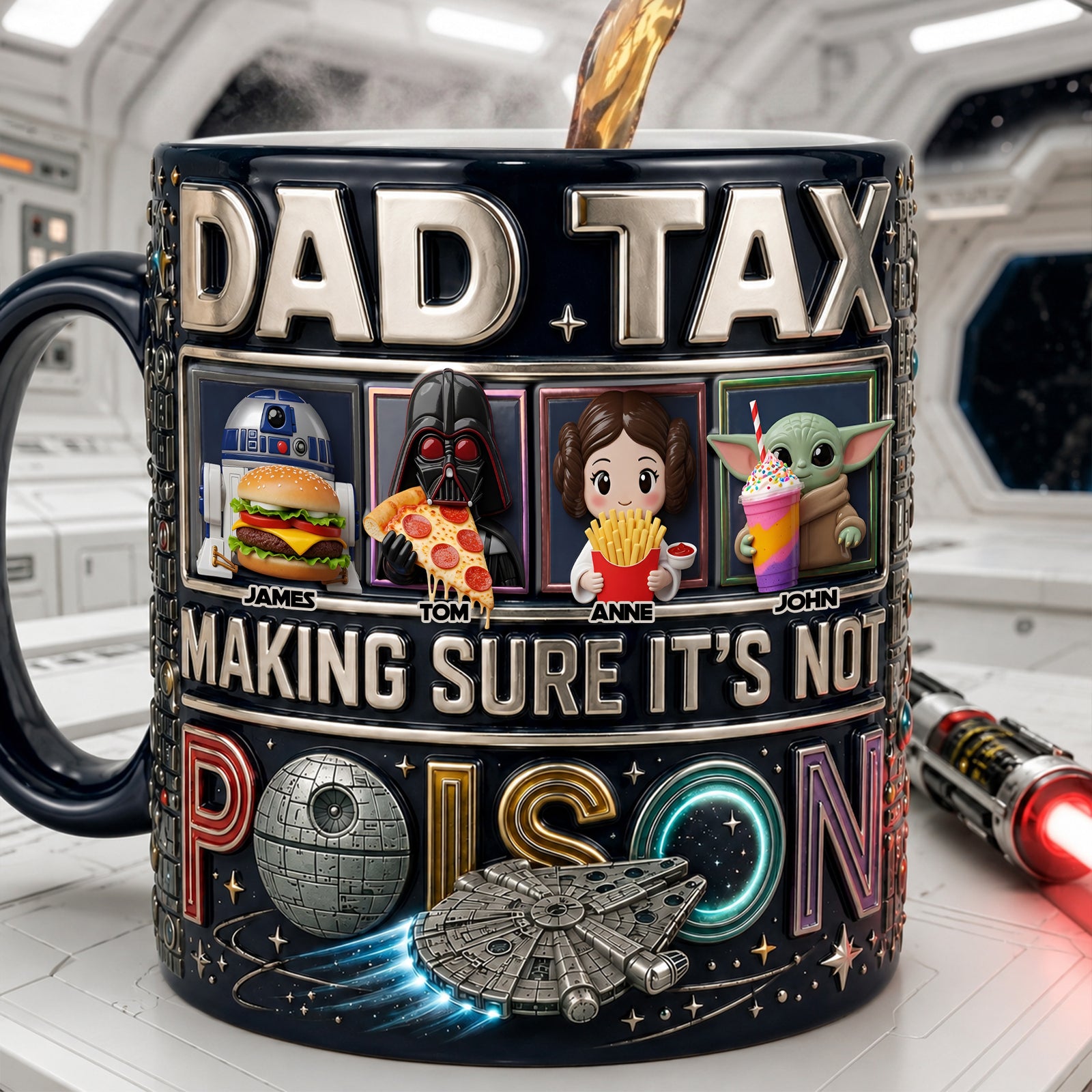 Dad Tax Magic Coffee Mug - Personalized Gifts For Dad 05palu260526-Homacus
