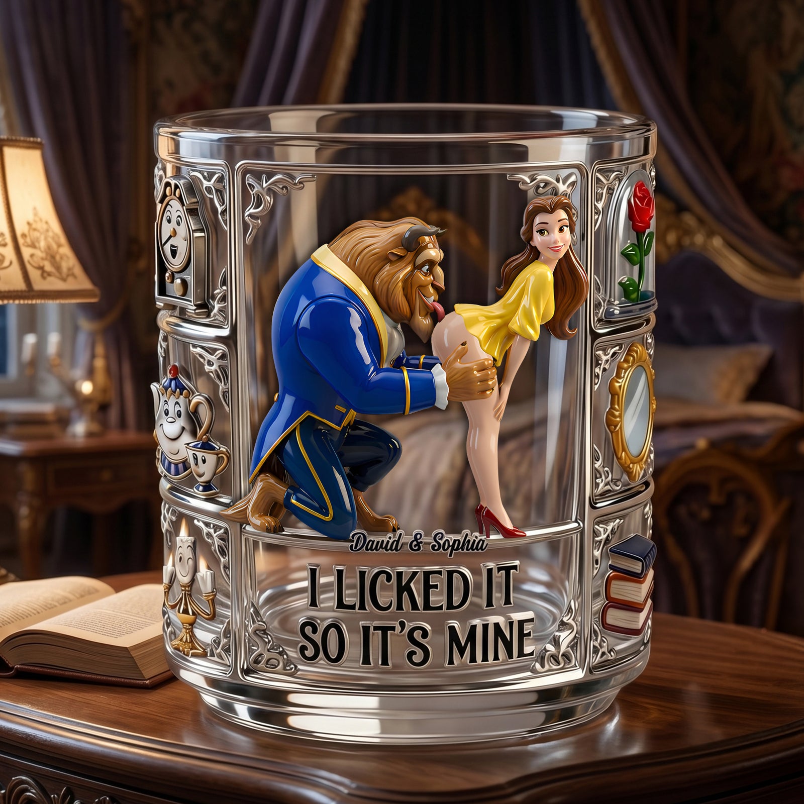 Naughty Couples Drinking Glass - Personalized Gifts For Couples 03ohlu150626-Homacus
