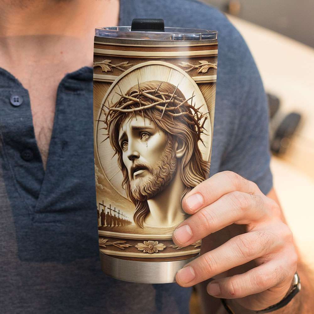 Personalized Gifts For Christian Tumbler Jesus Tumbler 042XQMH160125-Homacus