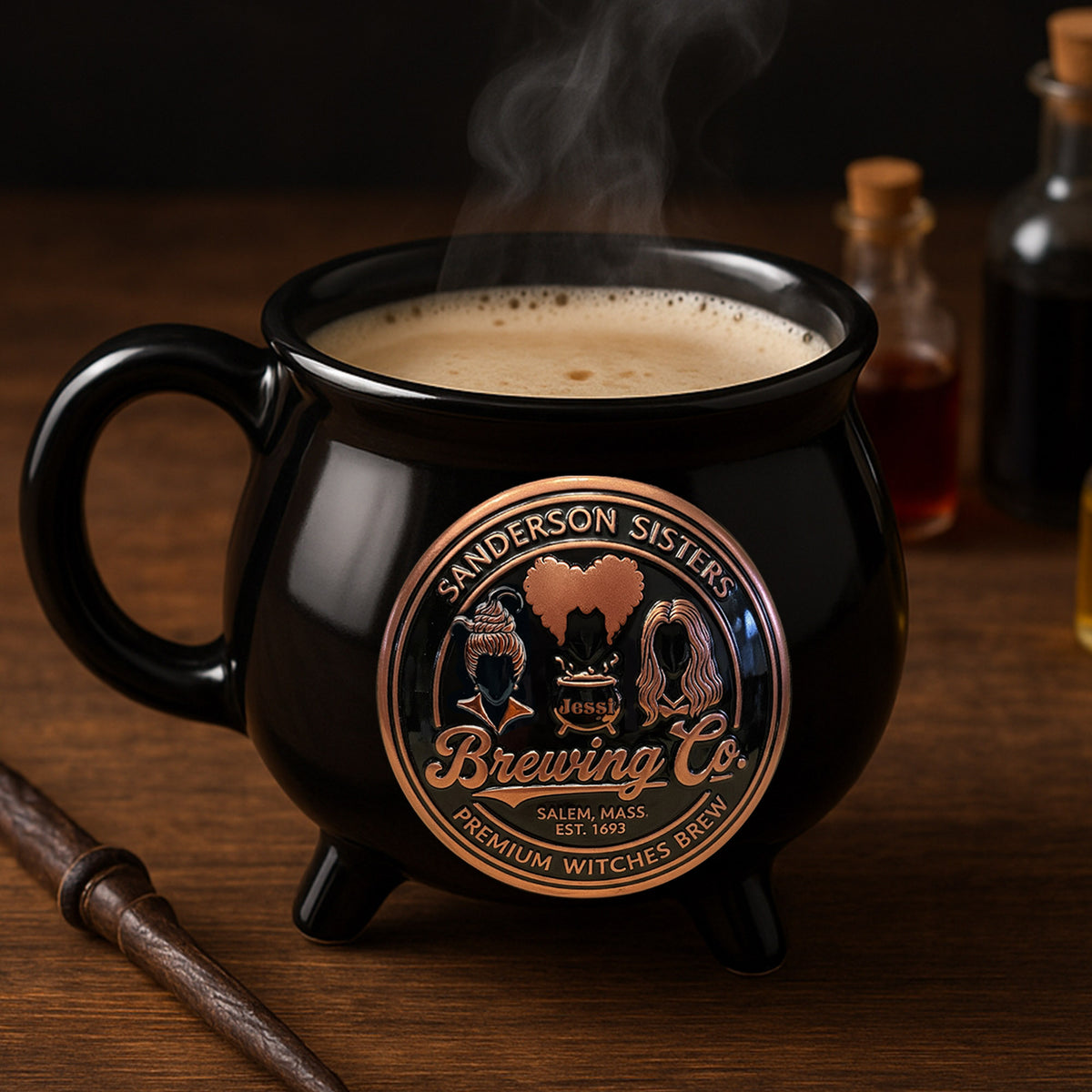 Witch Brewing Co Cauldron Mug - Personalized Gifts For Witch Lover 01QHLU200825-Homacus